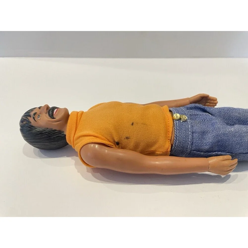Vintage 1976 Sonny Bono Mego 12” Poseable Figure doll Sonny Cher doll collection